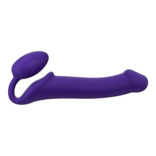 Strap-on-me Bendable doppeltes Sexspielzeug - Violett (L) Strap-on-me Bendable doppeltes Sexspielzeug - Violett (L)