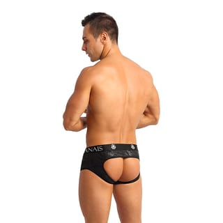 Anais for Men Electro Jock Bikini offene Boxershorts - Schwarz Anais for Men Electro Jock Bikini offene Boxershorts - Schwarz