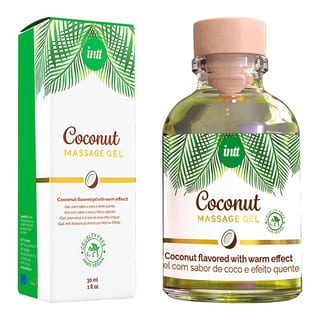 Gel de massage chauffant Intt Coconut - Noix de coco - 30 ml Gel de massage chauffant Intt Coconut - Noix de coco - 30 ml