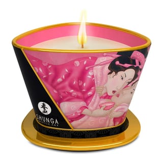 Shunga Aphrodisia Massagekerze - Rosenblätter - 170 ml