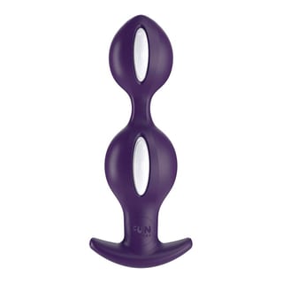Fun Factory B Balls Anal Plug - Lila & Weiss Fun Factory B Balls Anal Plug - Lila & Weiss