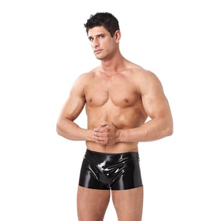 Rimba Short en latex pour homme - Noir Rimba Short en latex pour homme - Noir