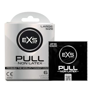 EXS Pull Large - Préservatif grande taille sans latex (6 Préservatifs) EXS Pull Large - Préservatif grande taille sans latex (6 Préservatifs)