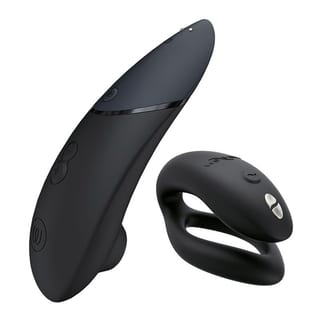 Womanizer Lust & Luxury – Klitorisstimulator und Penisring – Schwarz Womanizer Lust & Luxury – Klitorisstimulator und Penisring – Schwarz