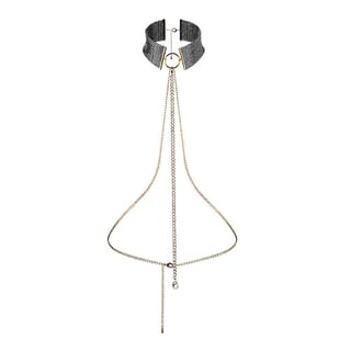 Collier Bijoux Indiscrets Désir Métallique  - Noir