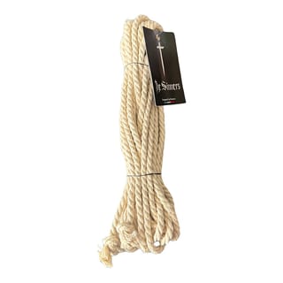 Corde de bondage en chanvre The Sinners - 8 m - Beige naturel