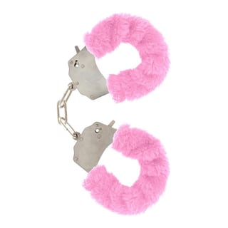 Menottes avec fourrure - Rose Menottes avec fourrure - Rose
