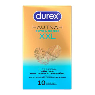 Durex Hautnah Extra Gross XXL - Kondom in großer Größe (10 Stück)