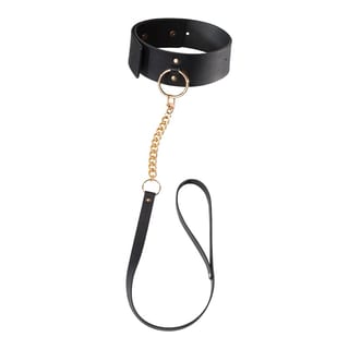 Collier avec laisse Bijoux Indiscrets Maze - Noir