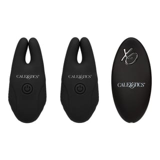 CalExotics Remote Nipple Clamps vibrierende & wiederaufladbare Nippelklemmen