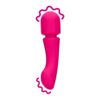 Loveline Doppelendiger vibrierender Stab aus ultraweichem Silikon Loveline Doppelendiger vibrierender Stab aus ultraweichem Silikon