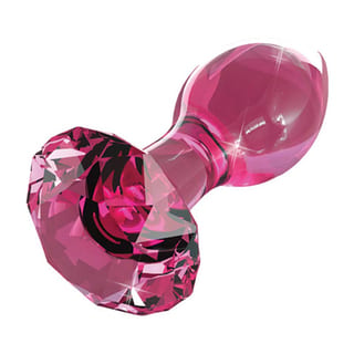 Plug anal en verre Icicles No. 79 - Rose Plug anal en verre Icicles No. 79 - Rose
