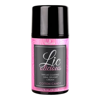 Sensuva Lic-O-Licious aromatisierte Creme für Fellatio - Zuckerwatte