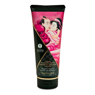 Crème de massage comestible Shunga - Émotion de framboise Crème de massage comestible Shunga - Émotion de framboise