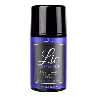 Sensuva Lic-O-Licious aromatisierte Creme für Fellatio – Muffin