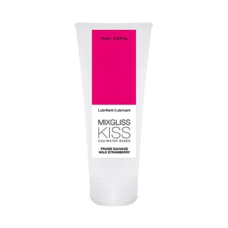 MixGliss KISS Wilde Erdbeeren Gleitmittel - 70 ml (Wasserbasis)