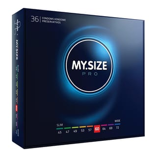Préservatif sur mesure My Size Pro - Taille 60 (36 Préservatifs) Préservatif sur mesure My Size Pro - Taille 60 (36 Préservatifs)