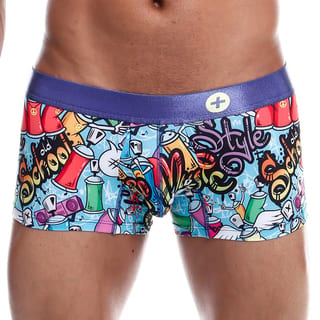 MaleBasics Hipster Trunk Boxershorts für Männer - Mehrfarbig MaleBasics Hipster Trunk Boxershorts für Männer - Mehrfarbig