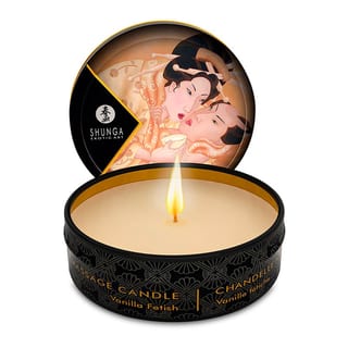 Shunga Desir Massagekerze - Vanille Fetisch - 30 ml
