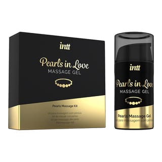 Kit de gel de massage et collier de perles Intt Pearls in Love - 15 ml Kit de gel de massage et collier de perles Intt Pearls in Love - 15 ml