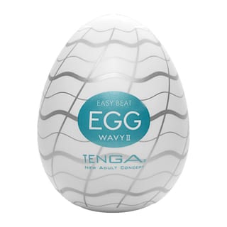 Tenga Egg Masturbator - Wavy II Tenga Egg Masturbator - Wavy II