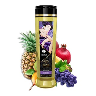 Shunga Libido erotisches Massageöl - Exotische Früchte - 240 ml