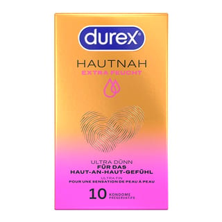 Durex Hautnah Extra Feucht - Préservatif extra lubrifié (10 pièces) Durex Hautnah Extra Feucht - Préservatif extra lubrifié (10 pièces)