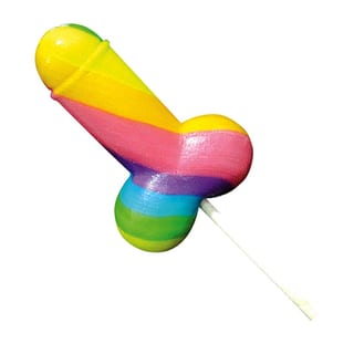 Sucette géante en forme de pénis Rainbow Cock Pops Sucette géante en forme de pénis Rainbow Cock Pops