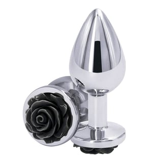 Plug anal NS Novelties Rear Assets Rose - Argent et noir (M) Plug anal NS Novelties Rear Assets Rose - Argent et noir (M)