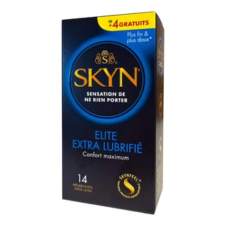 Manix SKYN Elite - Extra-lubrifiés - sans latex (14 Préservatifs) Manix SKYN Elite - Extra-lubrifiés - sans latex (14 Préservatifs)