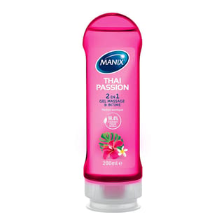 Manix Thai Passion 2-in-1 Gleitmittel und Massagegel - 200 ml (wasserbasiert) Manix Thai Passion 2-in-1 Gleitmittel und Massagegel - 200 ml (wasserbasiert)