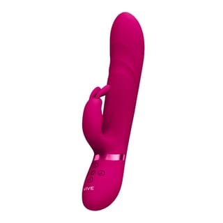 Vibromasseur rabbit avec perles vibrantes et rotatives Vive Nari