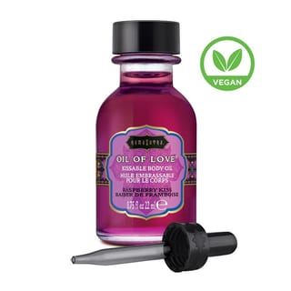 Huile d'Amour stimulante Kamasutra - Baiser de framboise Huile d'Amour stimulante Kamasutra - Baiser de framboise