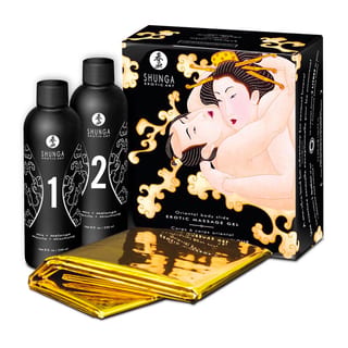 Gel de massage Oriental corps à corps Shunga - Melon & mangue Gel de massage Oriental corps à corps Shunga - Melon & mangue