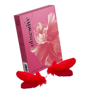 Plumes de lit Obsessive "Take me to bed!" - Rouge