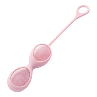 Oeufs de Yoni en pierre Le Wand Crystal - Rose Quartz