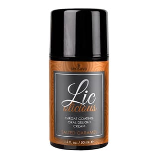 Crème aromatisée pour fellation Sensuva Lic-O-Licious - Caramel salé
