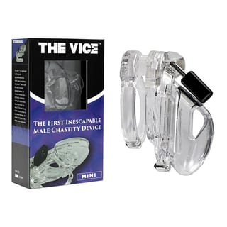 The Vice Mini V2 Keuschheitskäfig - Transparent