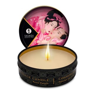 Shunga Aphrodisia Massagekerze - Rosenblätter - 30 ml