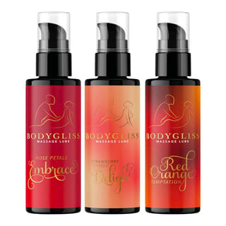 Set d'huiles de massage & lubrifiants Bodygliss Sensual Delight - 3x 50 ml Set d'huiles de massage & lubrifiants Bodygliss Sensual Delight - 3x 50 ml