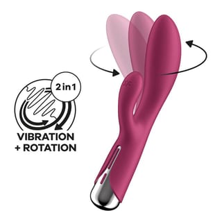 Satisfyer Spinning Rabbit Rotierender Rabbit-Vibrator - Bordeaux Satisfyer Spinning Rabbit Rotierender Rabbit-Vibrator - Bordeaux