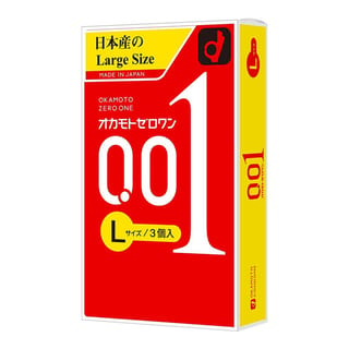 Okamoto 0.01 Large - Ultradünnes Kondom (3 Kondome) Okamoto 0.01 Large - Ultradünnes Kondom (3 Kondome)