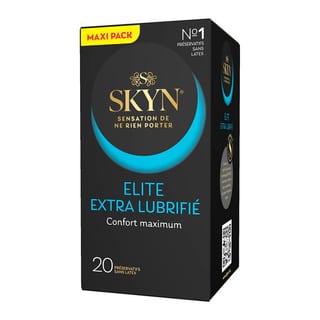 Manix SKYN Elite - Extra-lubrifiés - sans latex (20 Préservatifs) Manix SKYN Elite - Extra-lubrifiés - sans latex (20 Préservatifs)