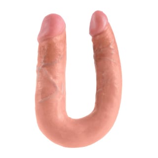 King Cock realistischer Doppelpenetration Dildo Medium - Beige King Cock realistischer Doppelpenetration Dildo Medium - Beige