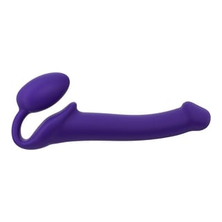 Strap-on-me Bendable doppeltes Sexspielzeug - Violett (M) Strap-on-me Bendable doppeltes Sexspielzeug - Violett (M)