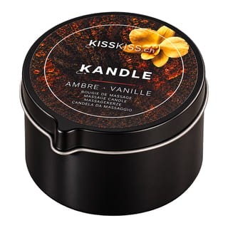 KissKiss Kandle Massagekerze - Amber & Vanille KissKiss Kandle Massagekerze - Amber & Vanille