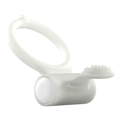 Anneau vibrant phosphorescent Marc Dorcel Power Clit - 35 mm