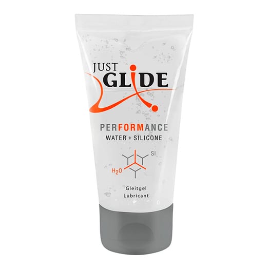 Lubrifiant Just Glide Performance - 50 ml (à base d'eau et de silicone)
