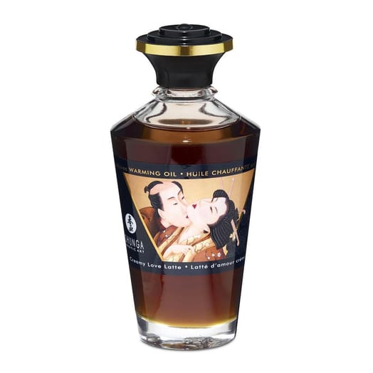 Huile chauffante & aphrodisiaque Shunga - Latté d'amour crémeux