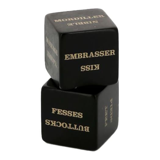 Dés coquins pour couple YESForLOV (Anglais/Français)